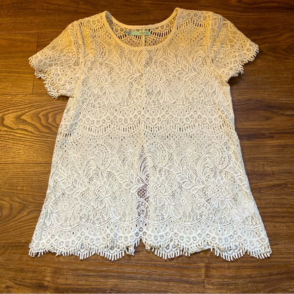 Maurice’s medium lace shirt.